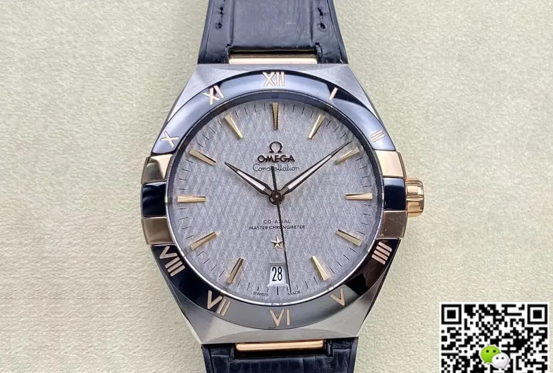 SBF Omega Constellation 131.23.41.21.06.001 VS Factory 1:1 Best Edition Replica Watch Leather Strap